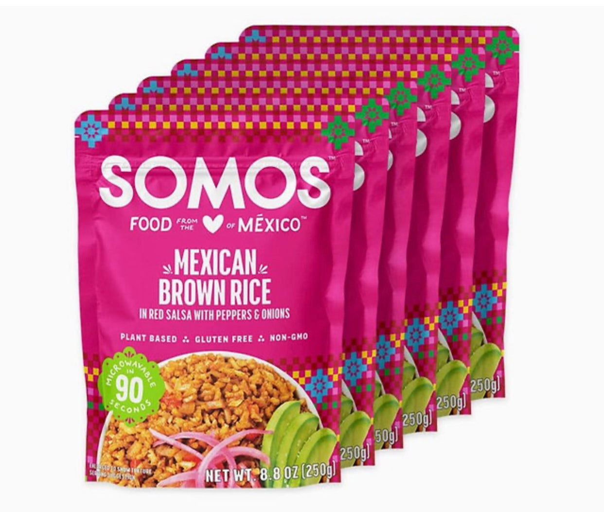 SOMOS Mexican Brown Rice (6 Pack) image 0