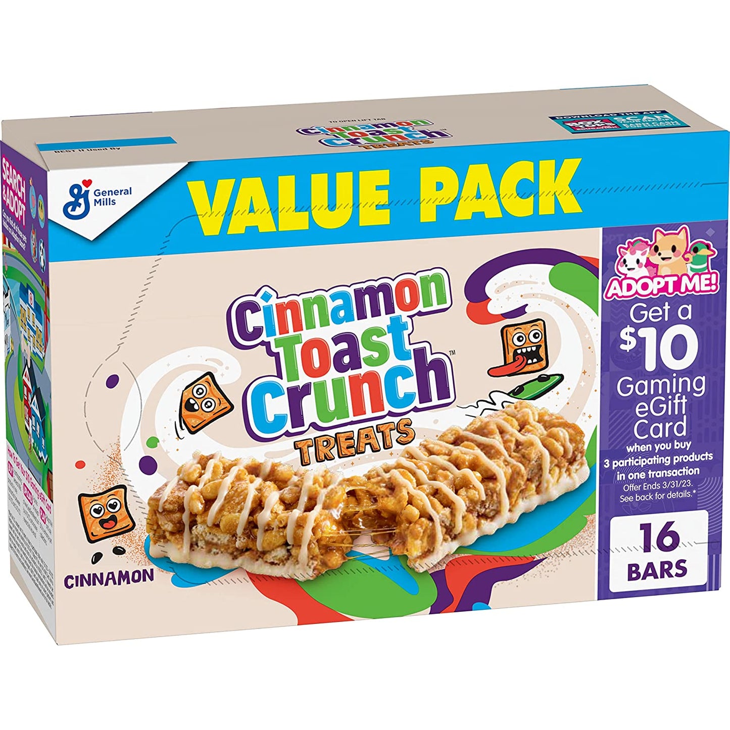 Cinnamon Toast Crunch Cereal Bars (16 Pack) image 0
