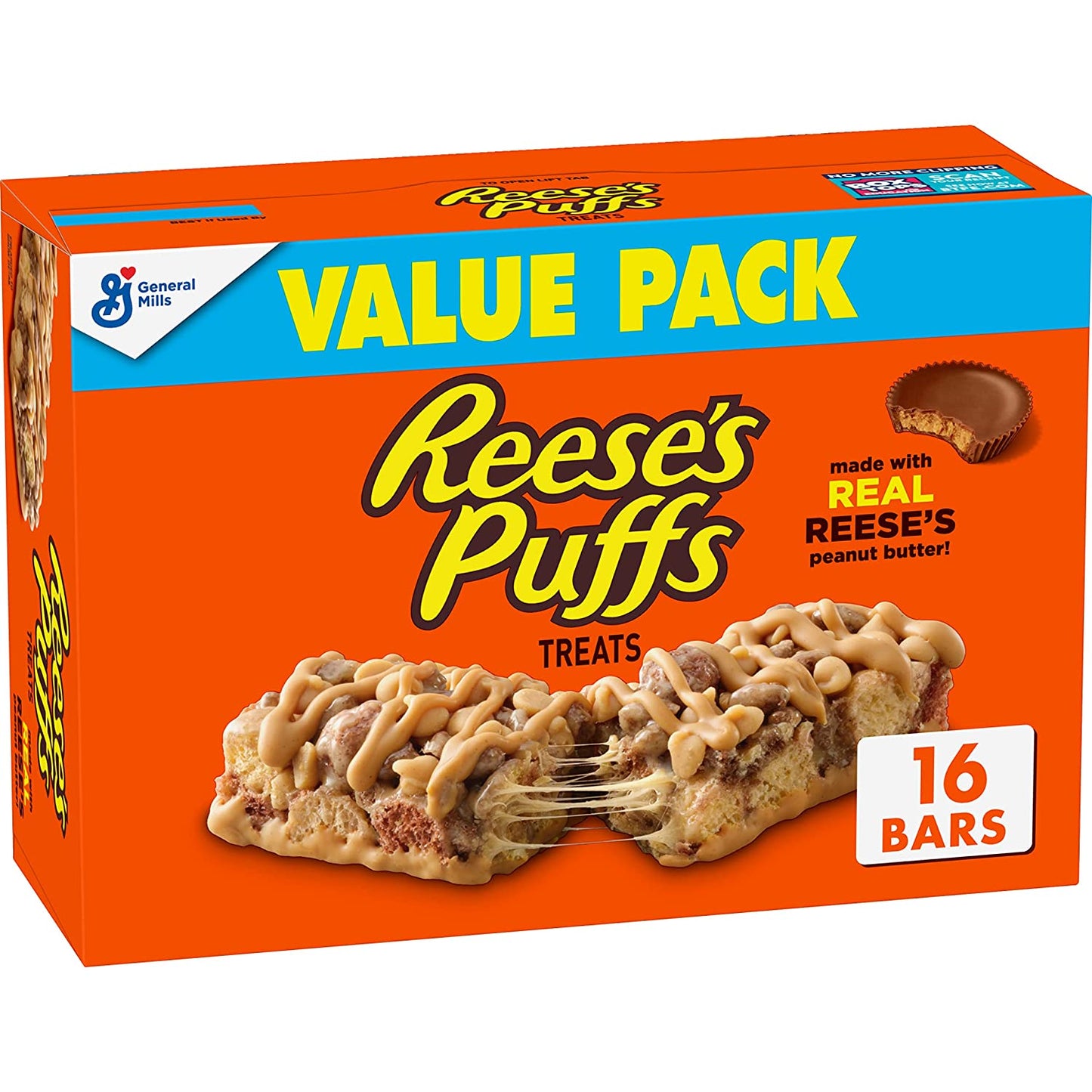Reese's Puffs Cereal Bars (16 Pack) image 0