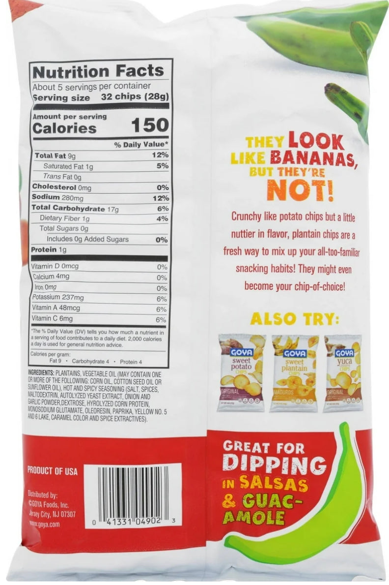 GOYA Plantain Chips Hot & Spicy image 1