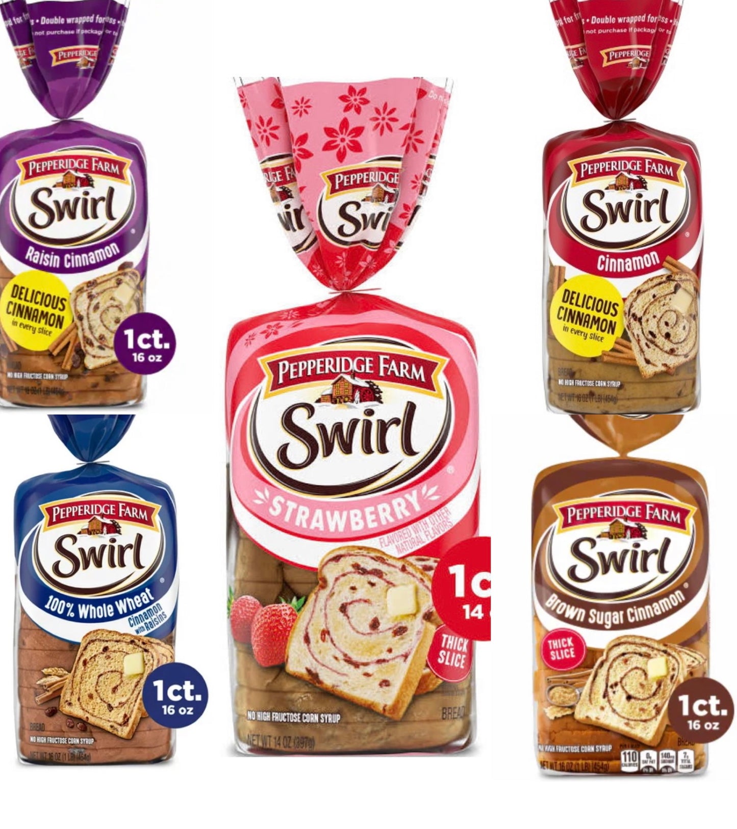 Pepperidge Farm Swirl Sliced Bread (14oz) image 0