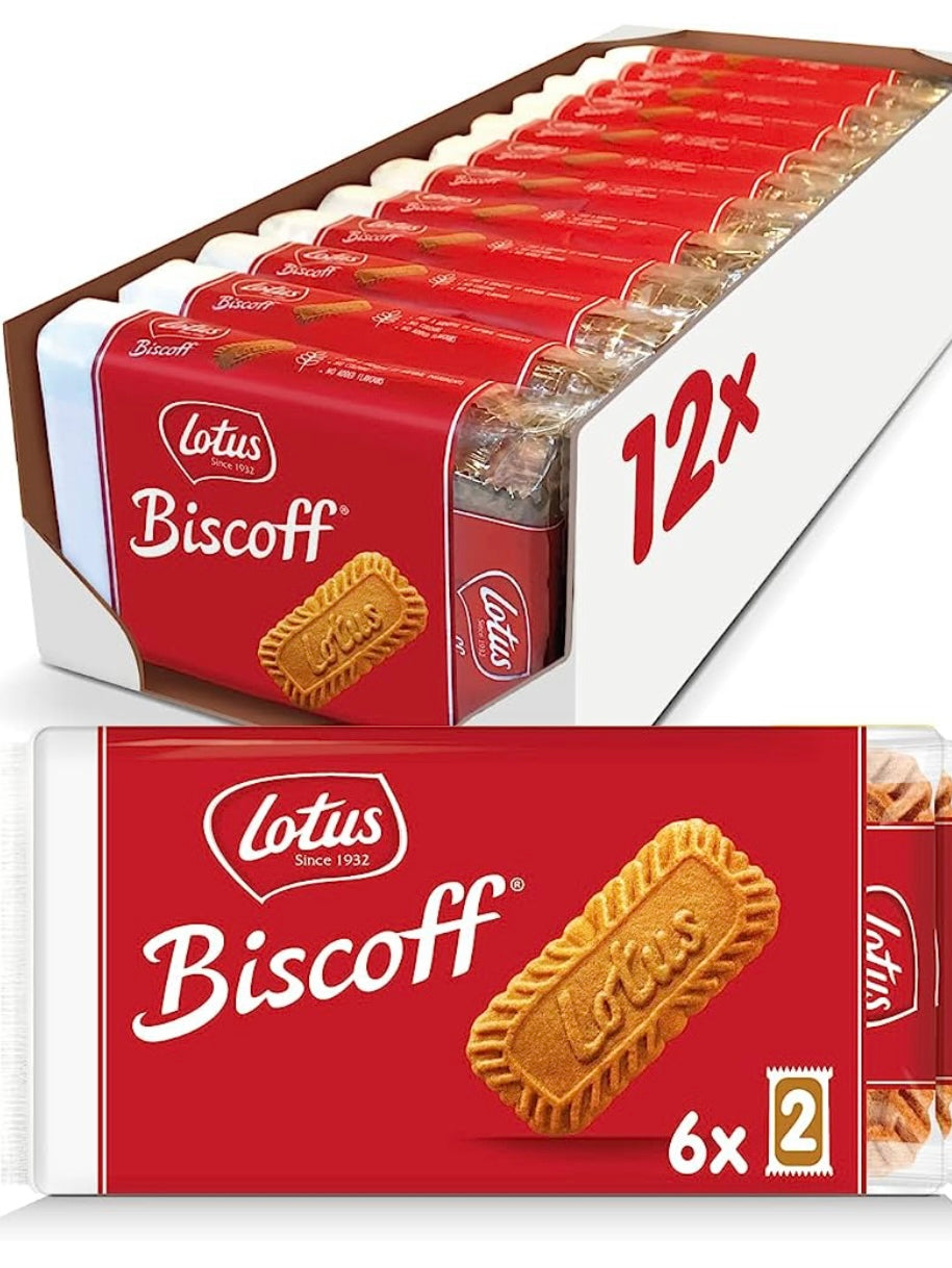 Lotus Biscoff Cookies, Caramelized Biscuit Cookies Variety Pack (3.28oz) image 0