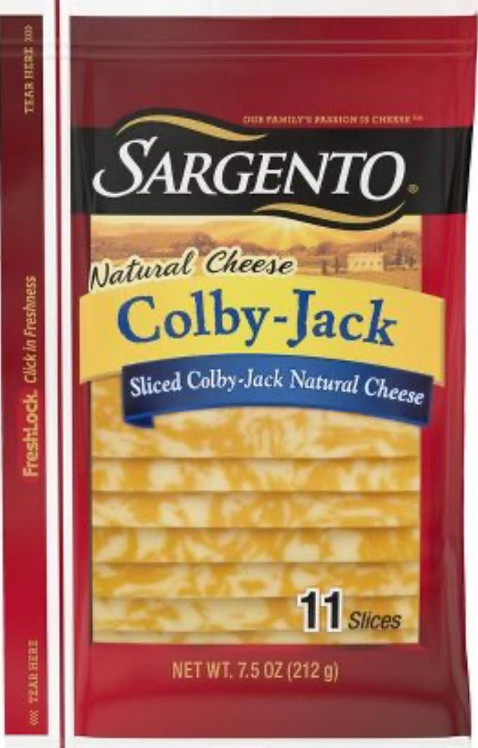 Sargento Natural Colby-Jack Sliced Cheese image 0