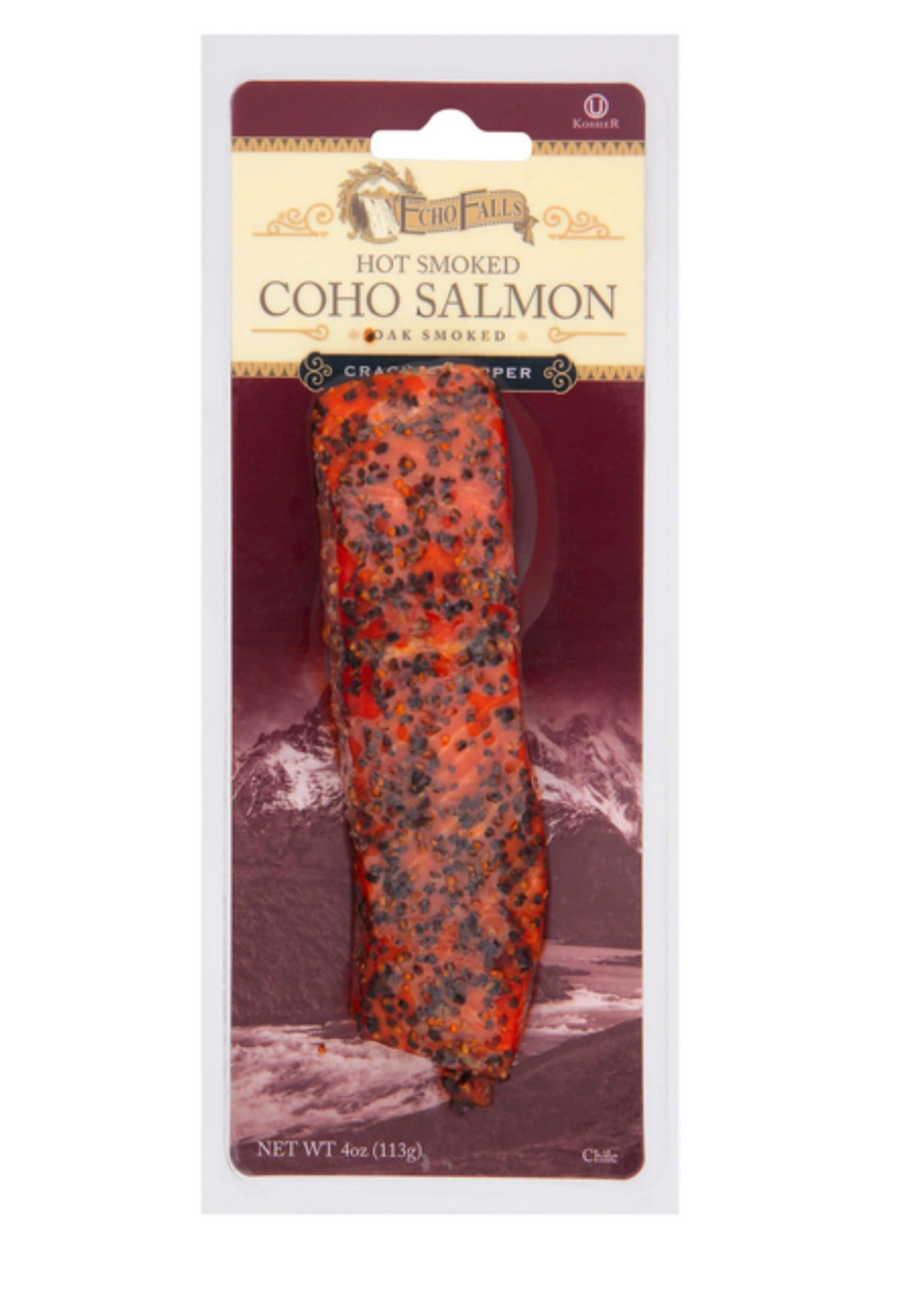 Echo Falls Cracked Pepper Hot Smoked Coho Salmon image 0