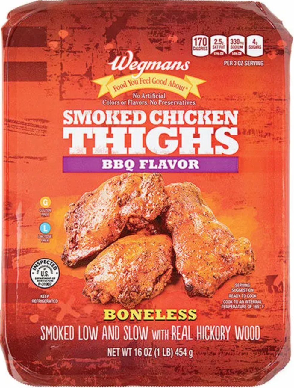 BBQ Flavor Smoked Chicken Thighs image 0