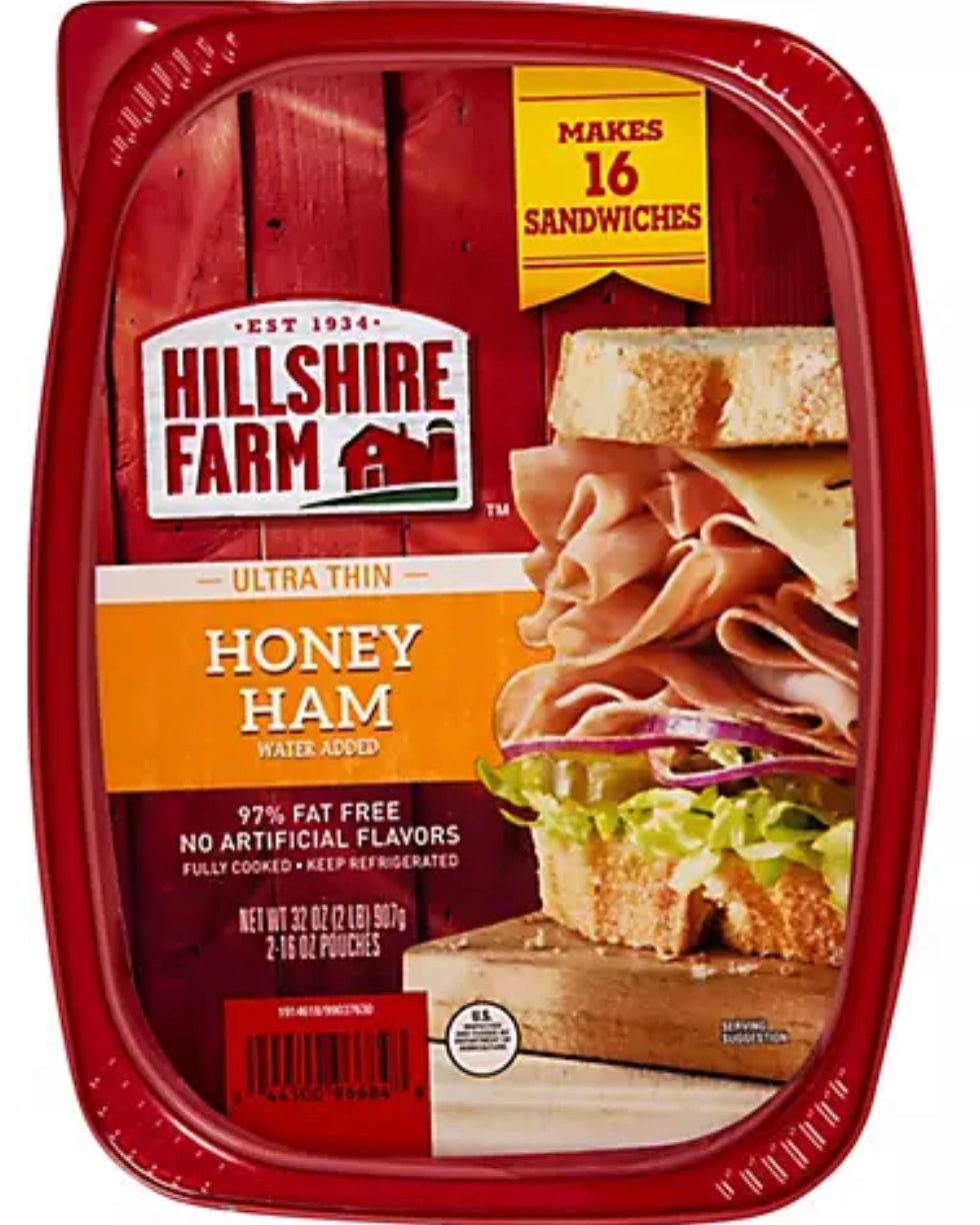 Ultra Thin Sliced Honey Ham Mega Size Lunch Meat image 0