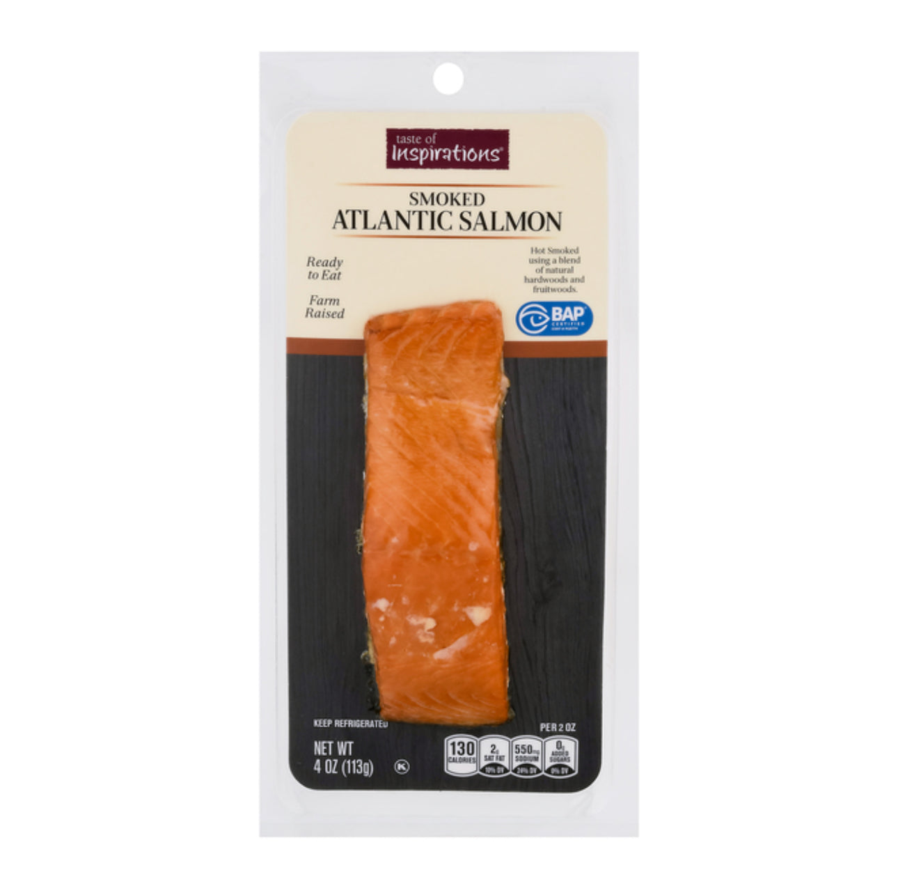 Taste of Inspirations Farm Raised Smoked Atlantic Salmon image 0