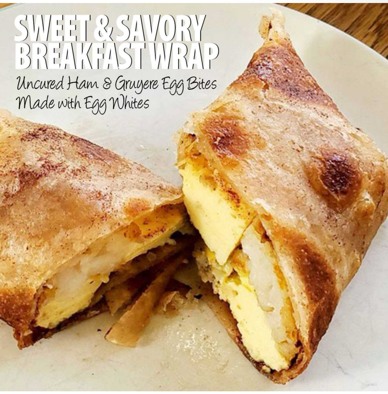 Three Bridges Ham & Gruyere Egg Bites with egg whites image 1