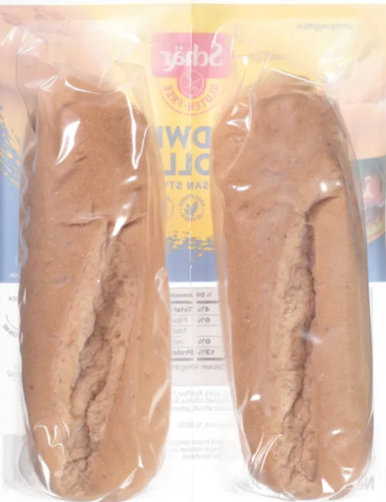 Schär (4) Sandwich Rolls, Gluten-Free, Artisan Style (Twin Pack) image 1
