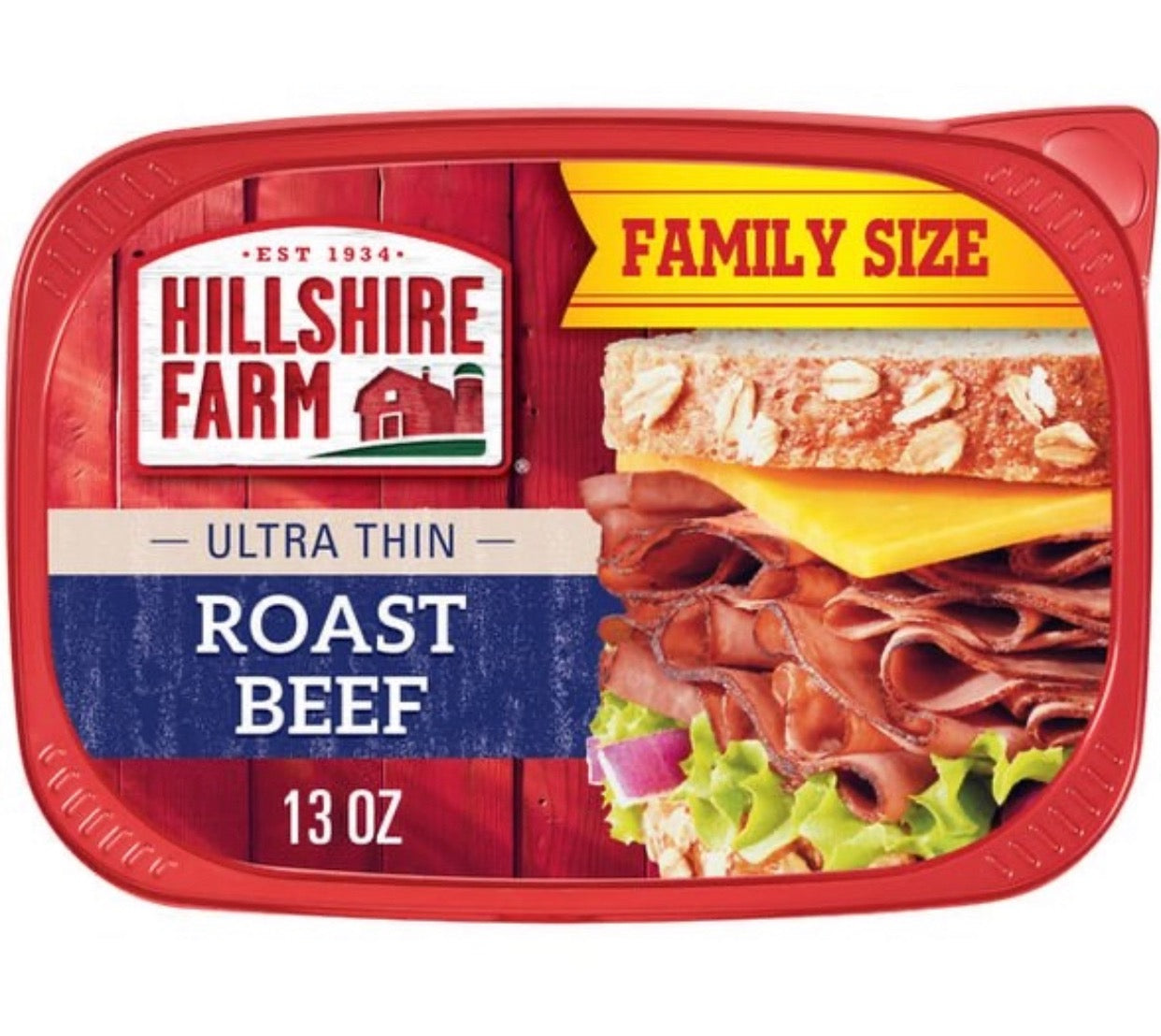 Thin Sliced Roast Beef Family Size Lunch Meat image 0