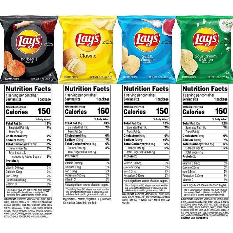 Lay's Potato Chip Variety 40 Pack (1oz) image 2