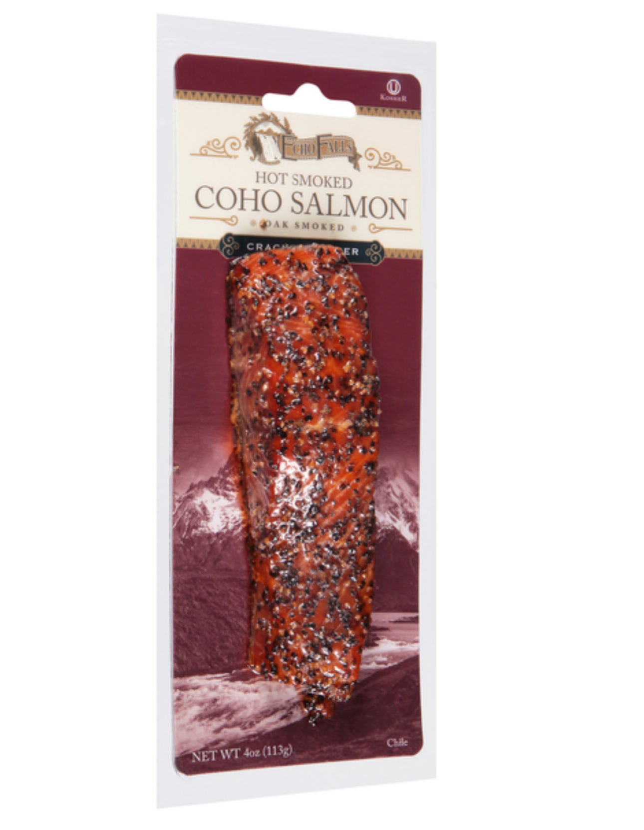 Echo Falls Cracked Pepper Hot Smoked Coho Salmon image 1