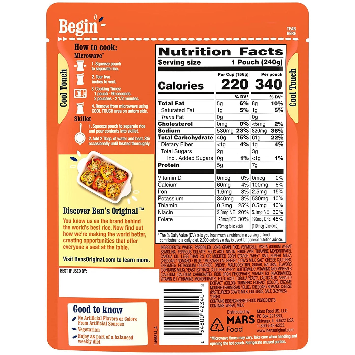 Ready Rice Creamy Four Cheese (10 Pack) image 1