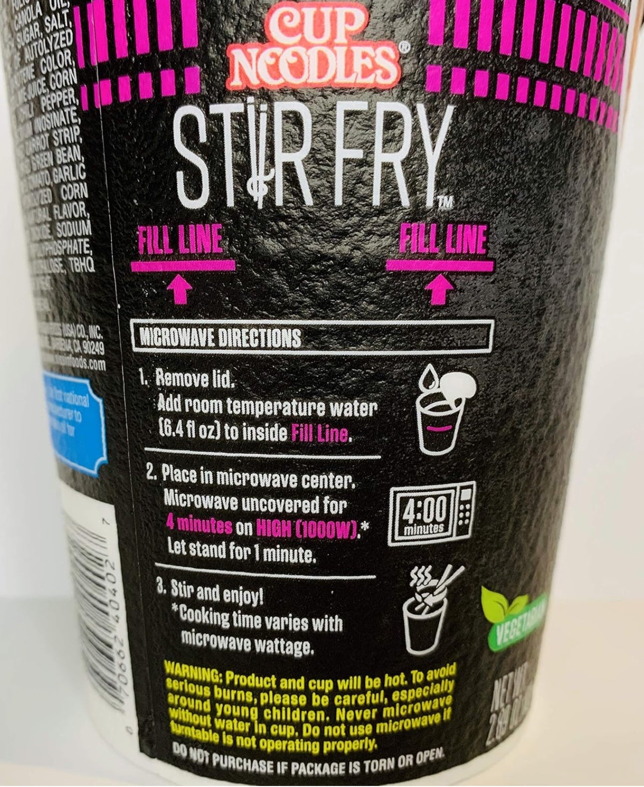 Cup Noodles Stir Fry Variety 4 Pack: Teriyaki Beef, Teriyaki Chicken, Hot Garlic image 5