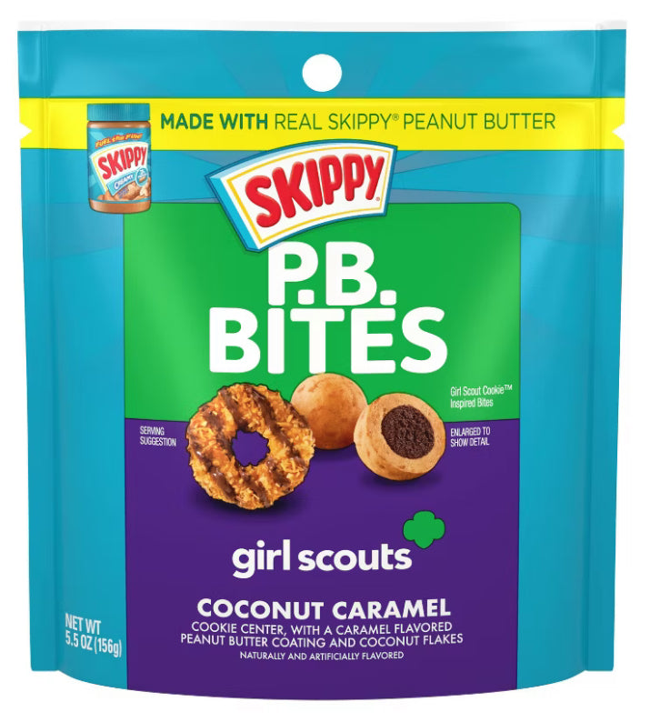 Skippy Bites Girl Scouts Coconut Caramel image 0