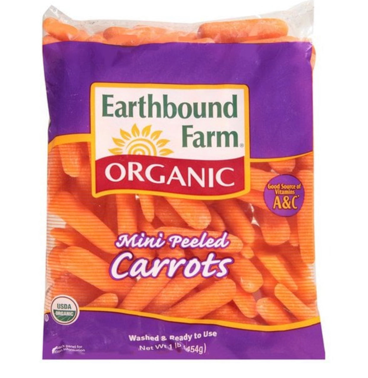 Organic Mini Peeled Carrots image 0