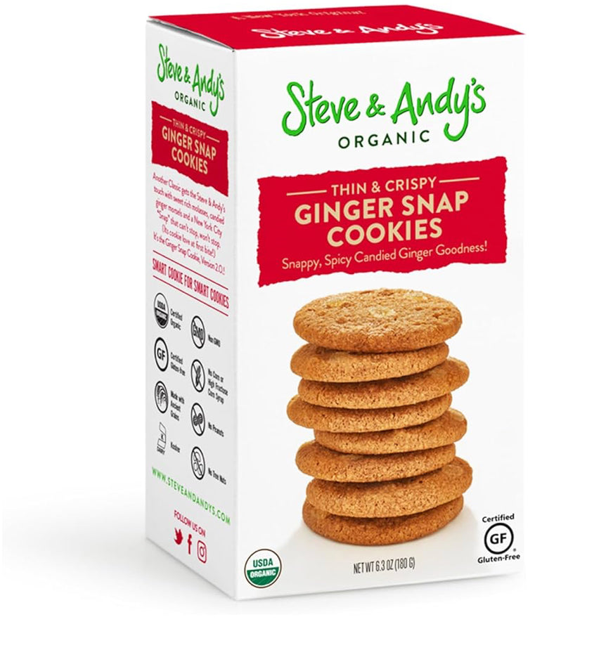 Steve & Andy’s Organic Cookies (3 Pack) in 5 different flavors image 7