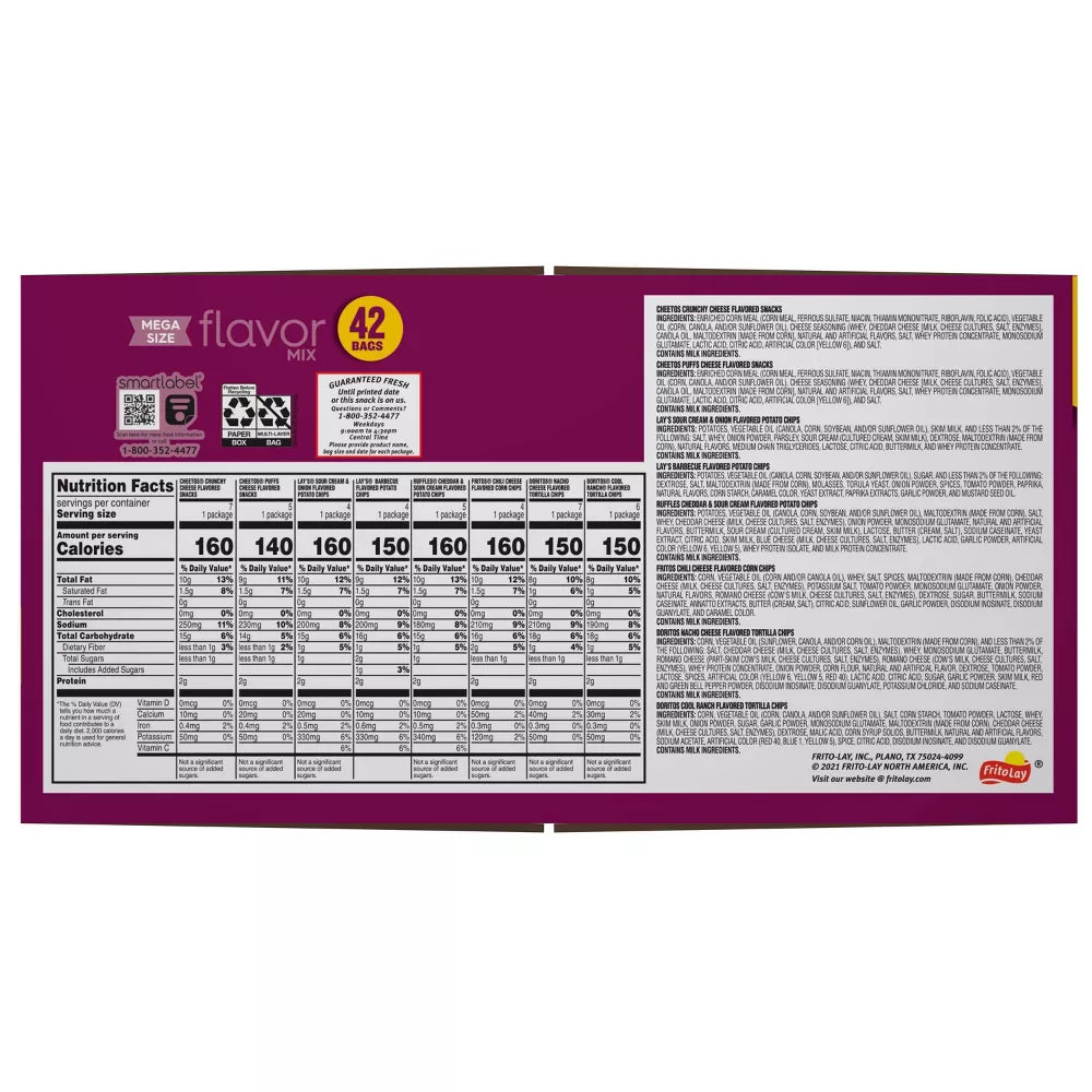 Frito Lay Flavor Mix (42 Ct) image 3