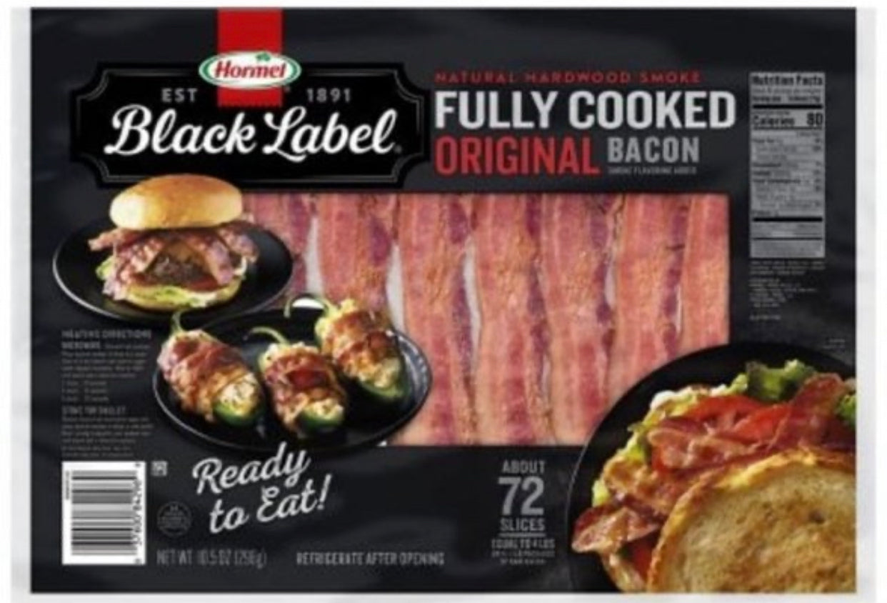 Black Label Pork Bacon (72 CT) image 0