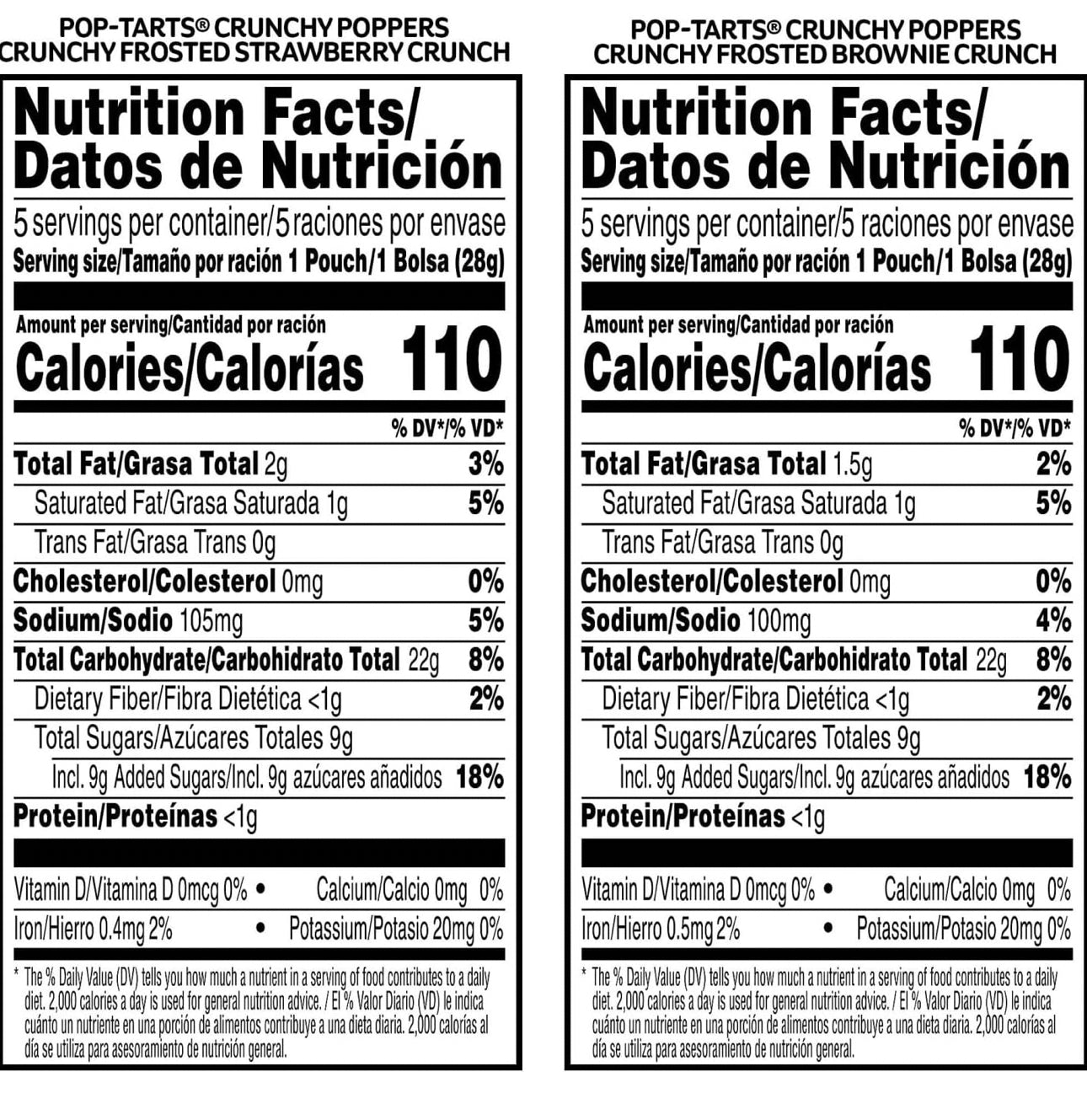 Pop-Tarts Crunchy Poppers Crunchy Filled Snack Pieces, Variety Pack (3 Boxes, 15 image 1