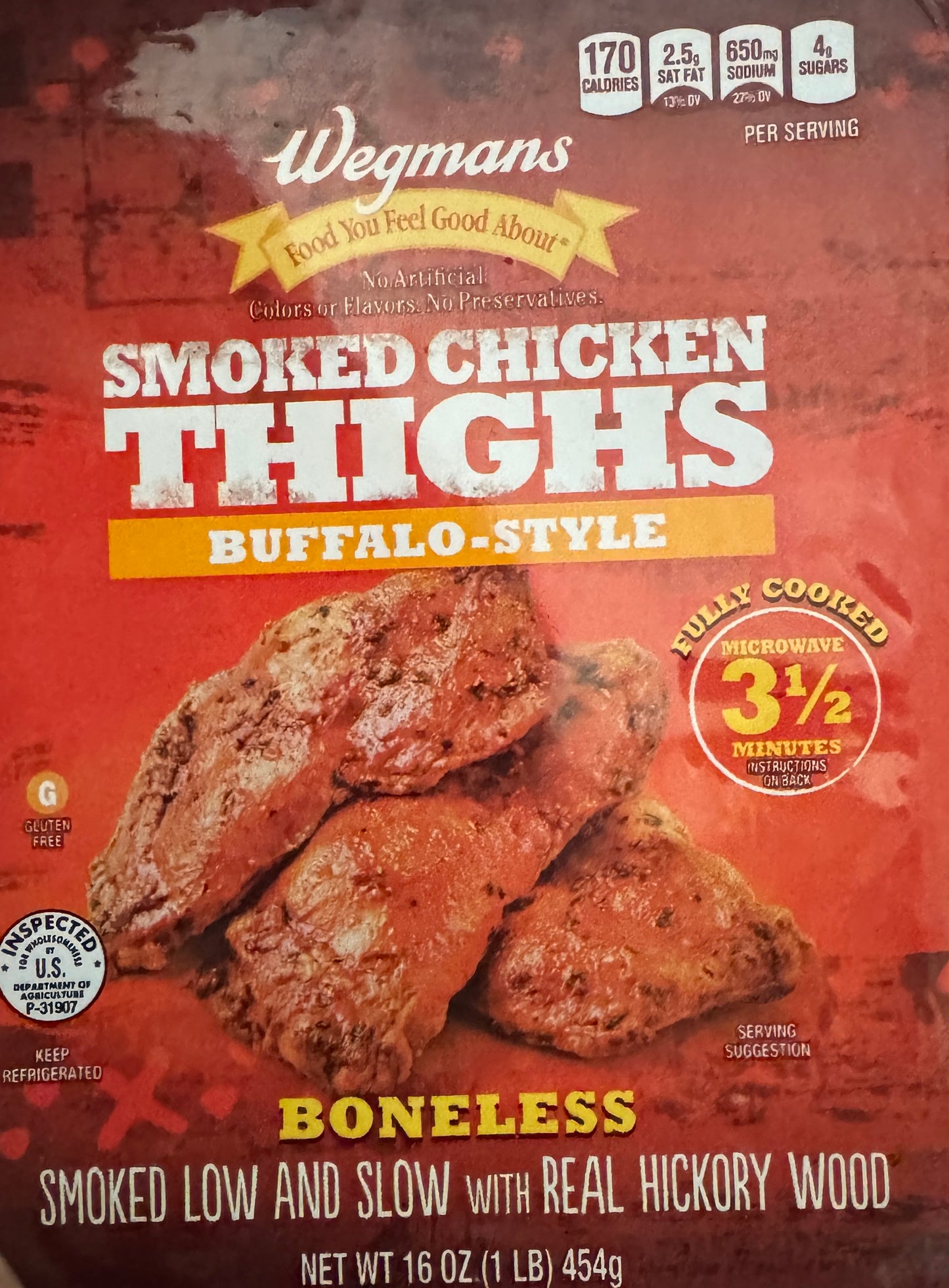 Buffalo-Style Smoked Chicken Thighs image 0