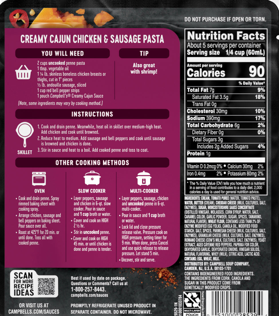 Campbell's Creamy Cajun image 1
