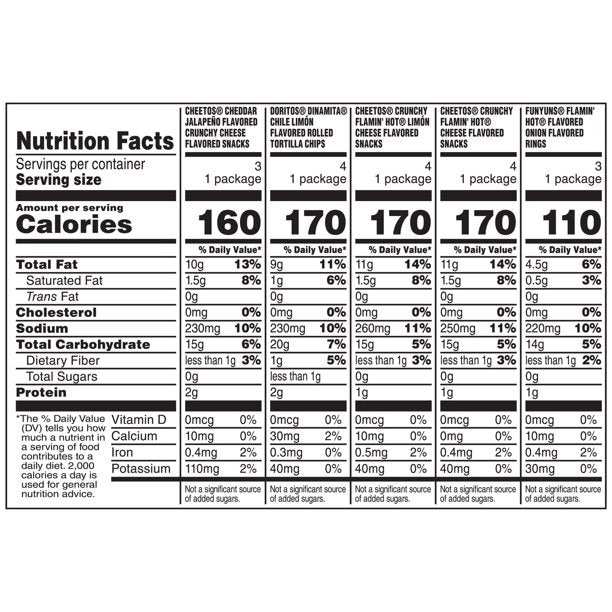 Frito-Lay Fiery Mix Variety Pack (18 Ct) image 2