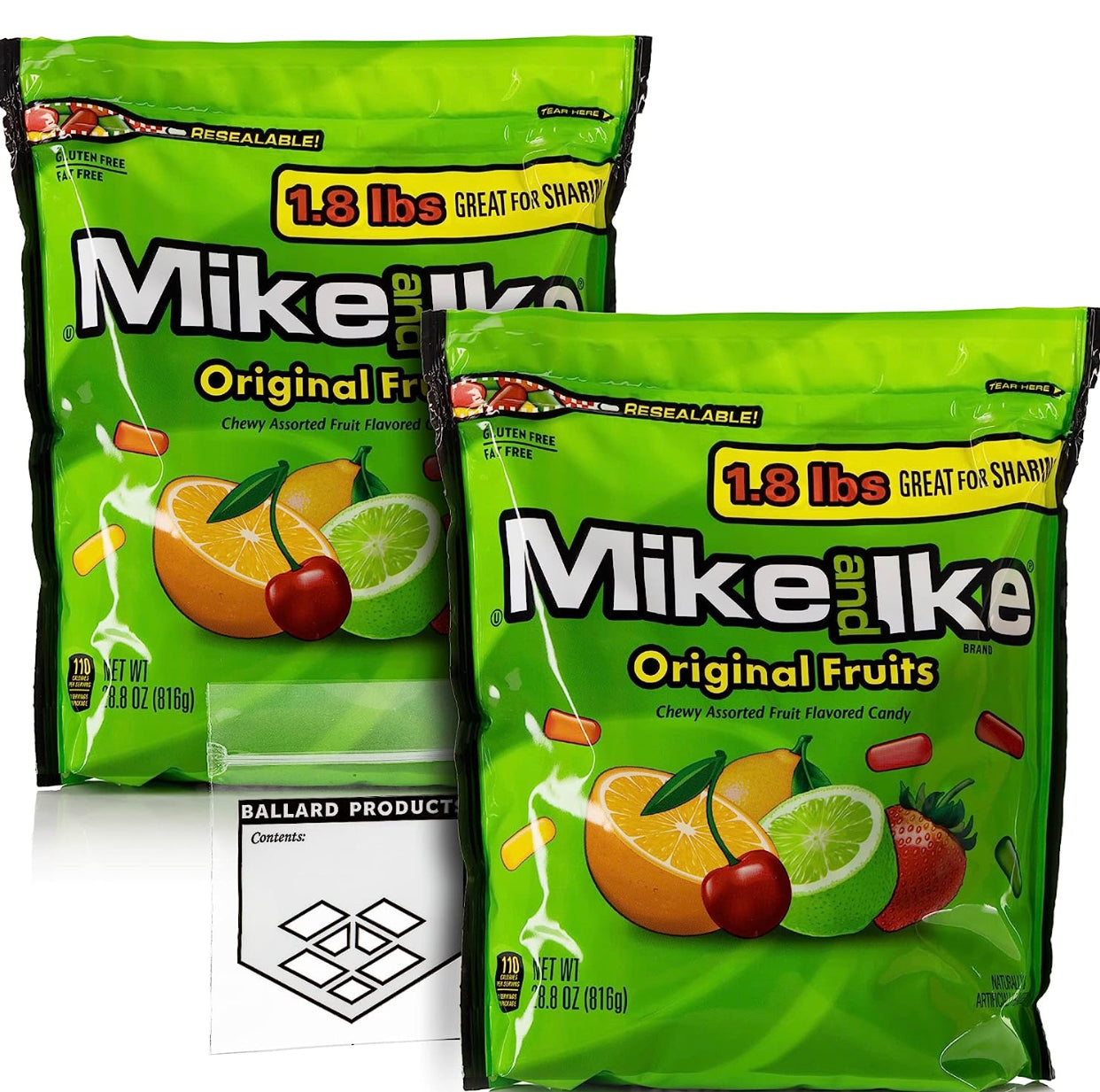 Mike and Ike Original Flavors Pack of 2 Bags (28.8 oz) image 0