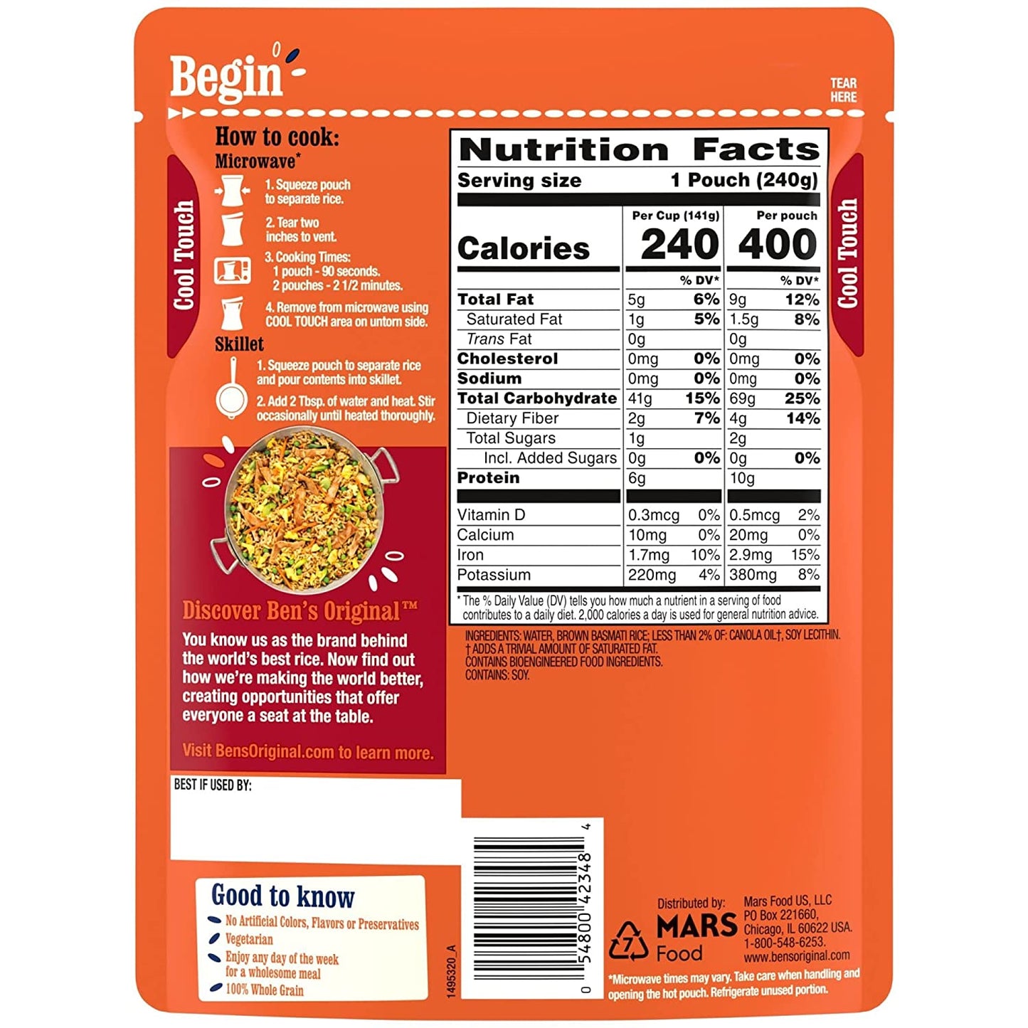 Ready Rice Brown Basmati (12 Pack) image 1