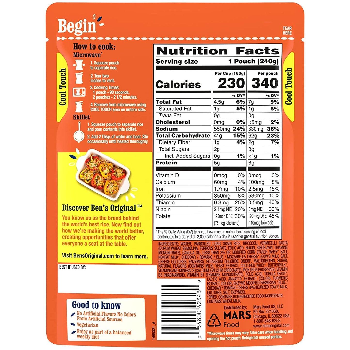 Ready Rice Cheddar Broccoli (10 Pack) image 1