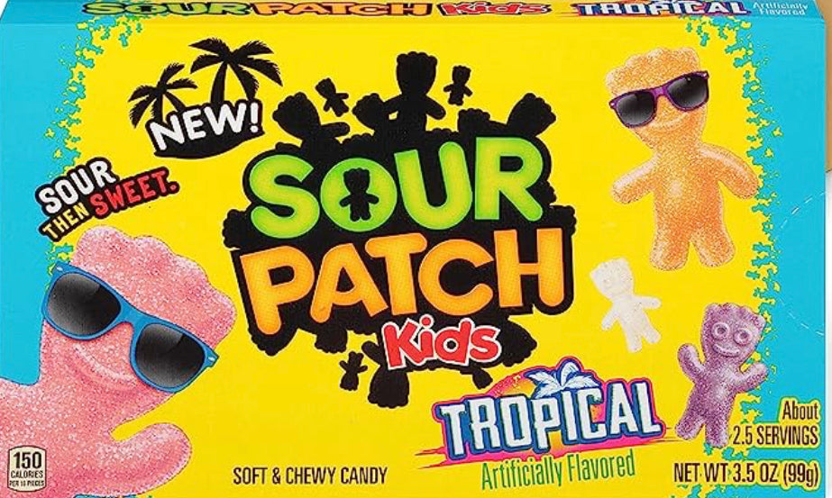 Sour Patch Kids Tropical Soft & Chewy Candy (12 Pack) image 0