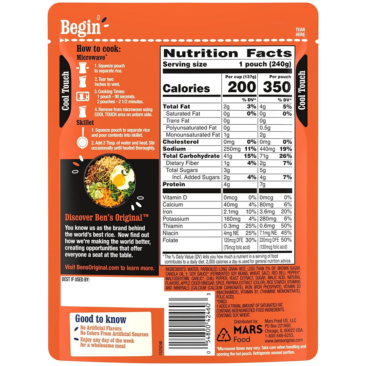 Ready Rice Korean BBQ (10 Pack) image 1