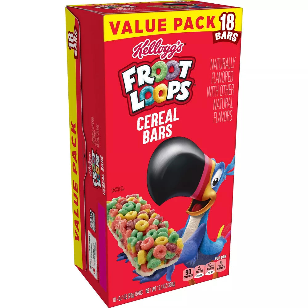 Froot Loops Cereal Bars (18 Pack) image 1