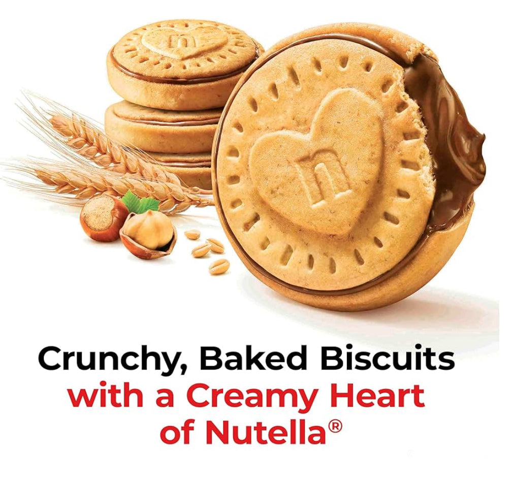 Nutella Biscuits, 20 Count Cookies, Hazelnut Spread with Cocoa
