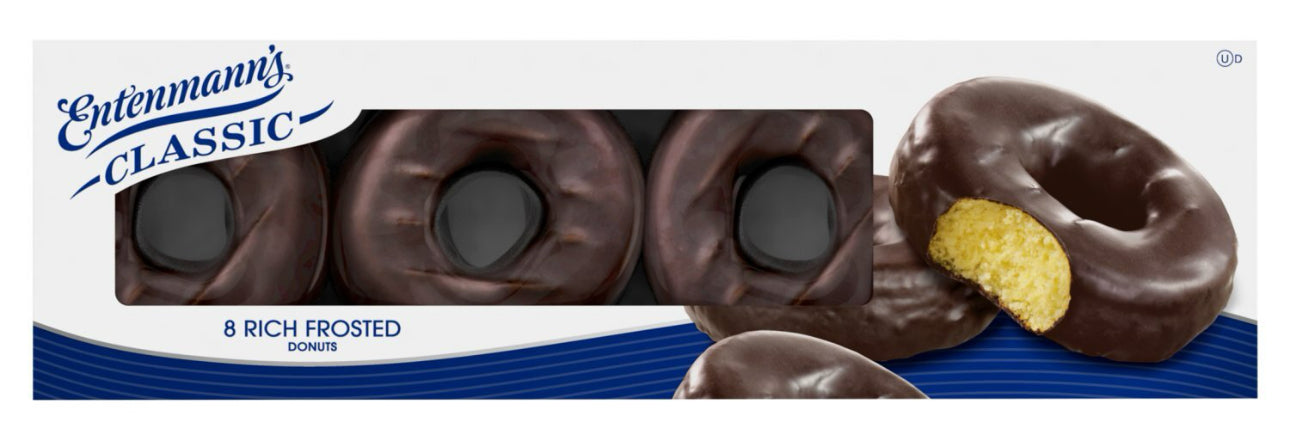 Entenmann's Classic Rich Frosted Donuts, 8 count