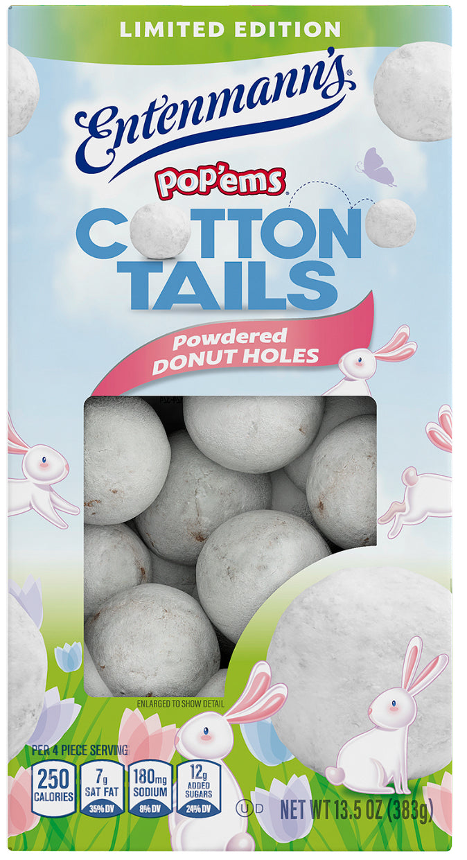 Entenmann's Pop'ems Cotton Tails
Powdered Donut Holes Limited Edition