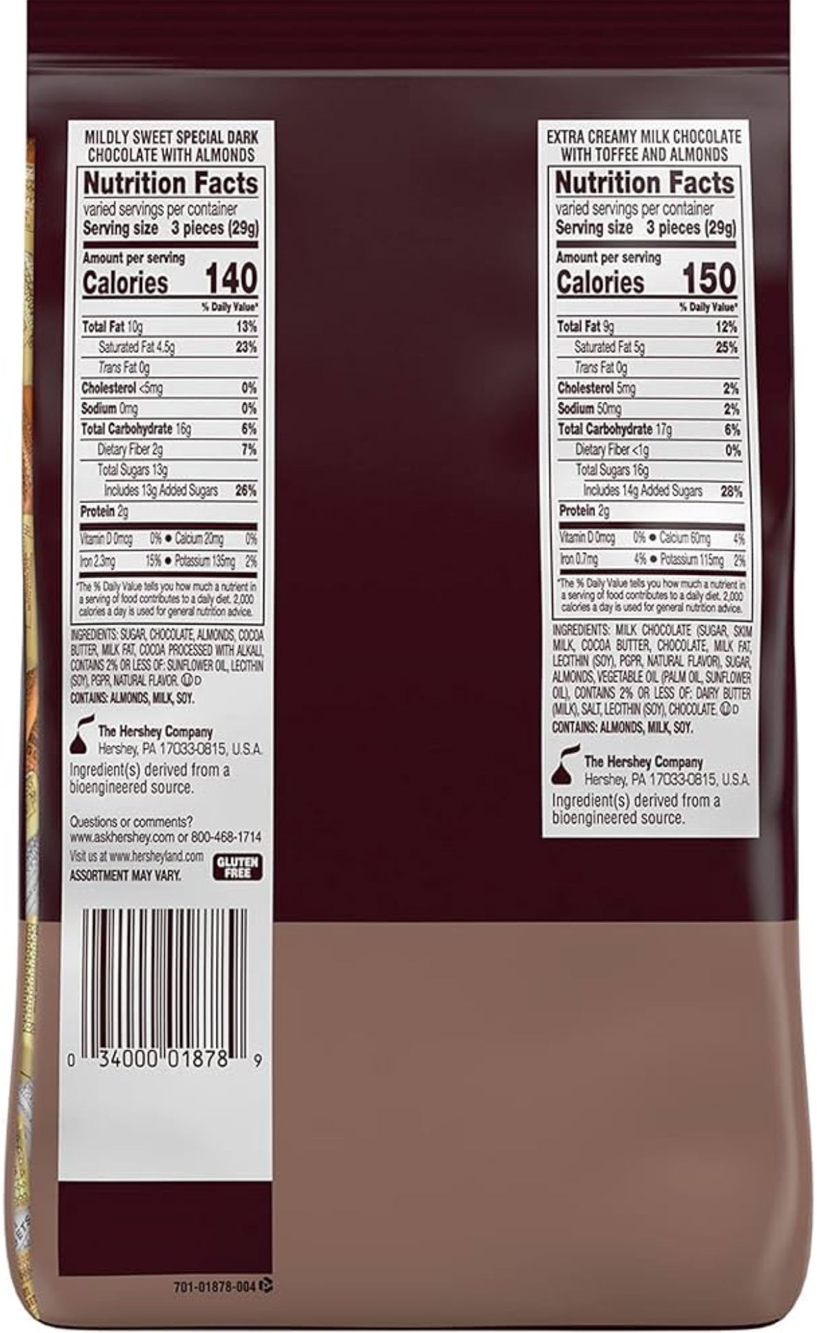 HERSHEY'S NUGGETS Assorted Chocolate Candy Party Pack