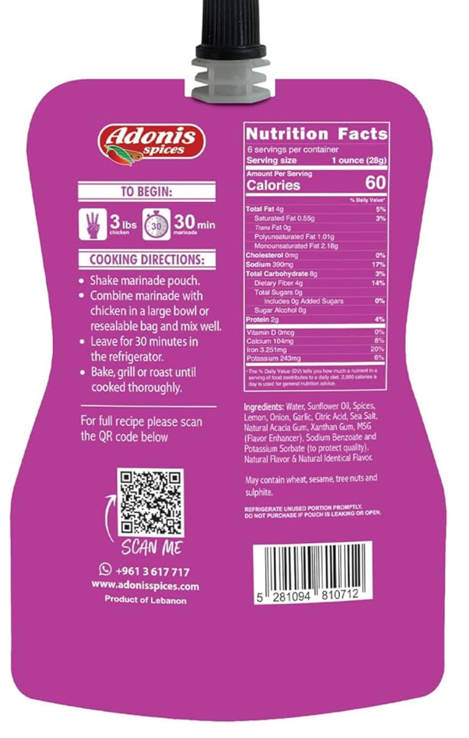 Adonis - Tandoori Chicken Quick Marinade