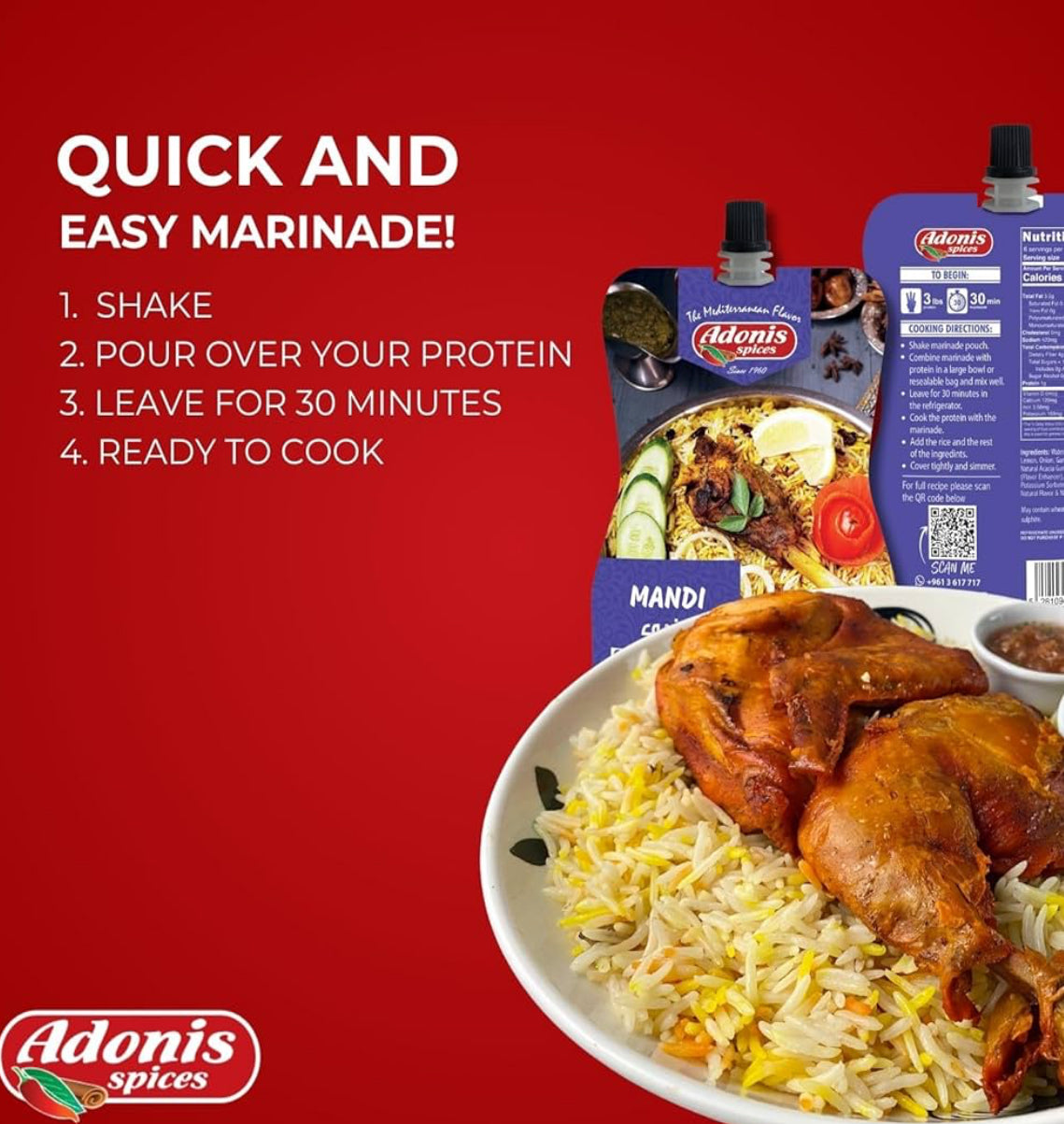 Adonis - Mandi Recipe Quick Marinade