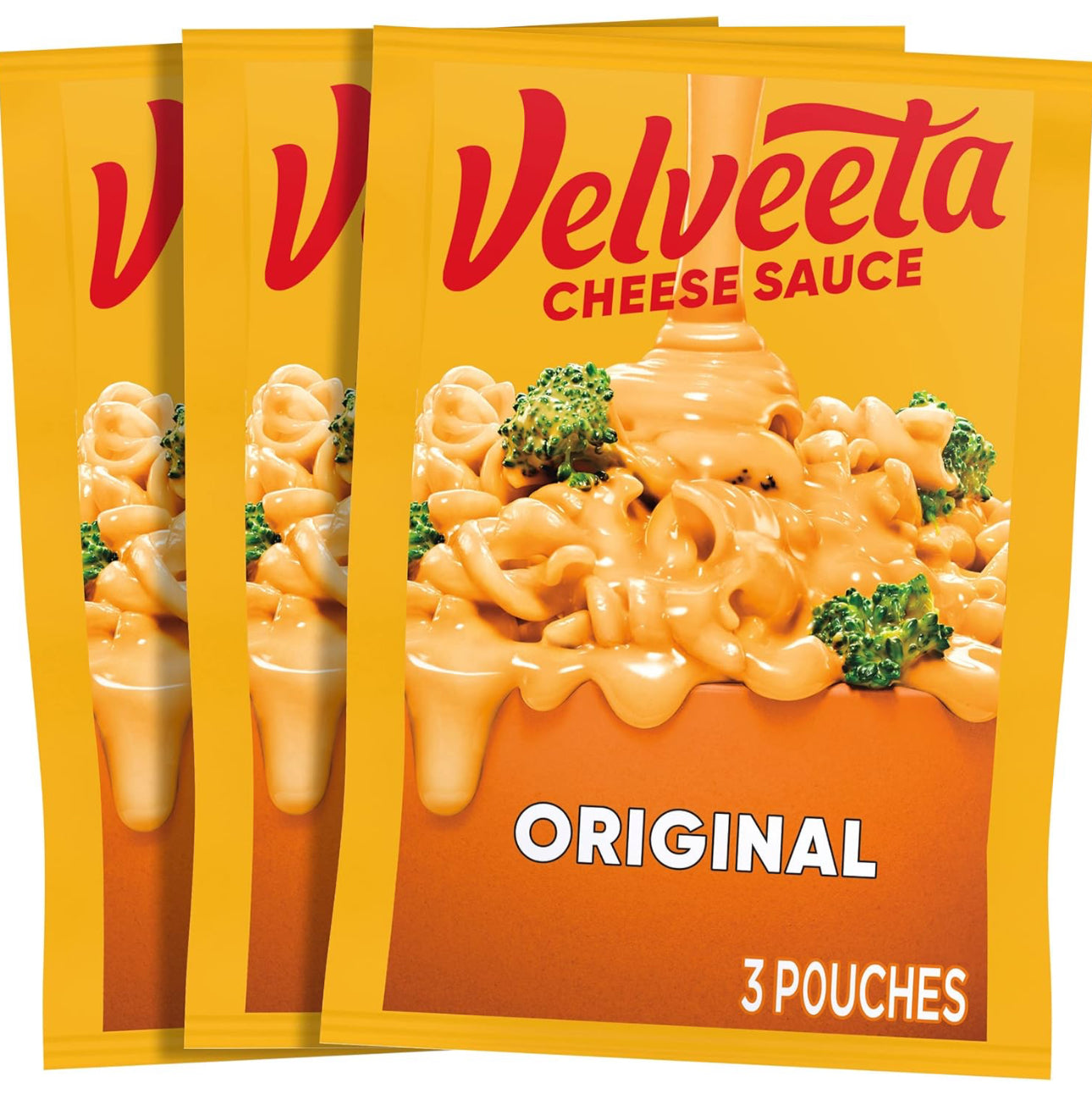 Velveeta Original Cheese Sauce Pouches 3ct