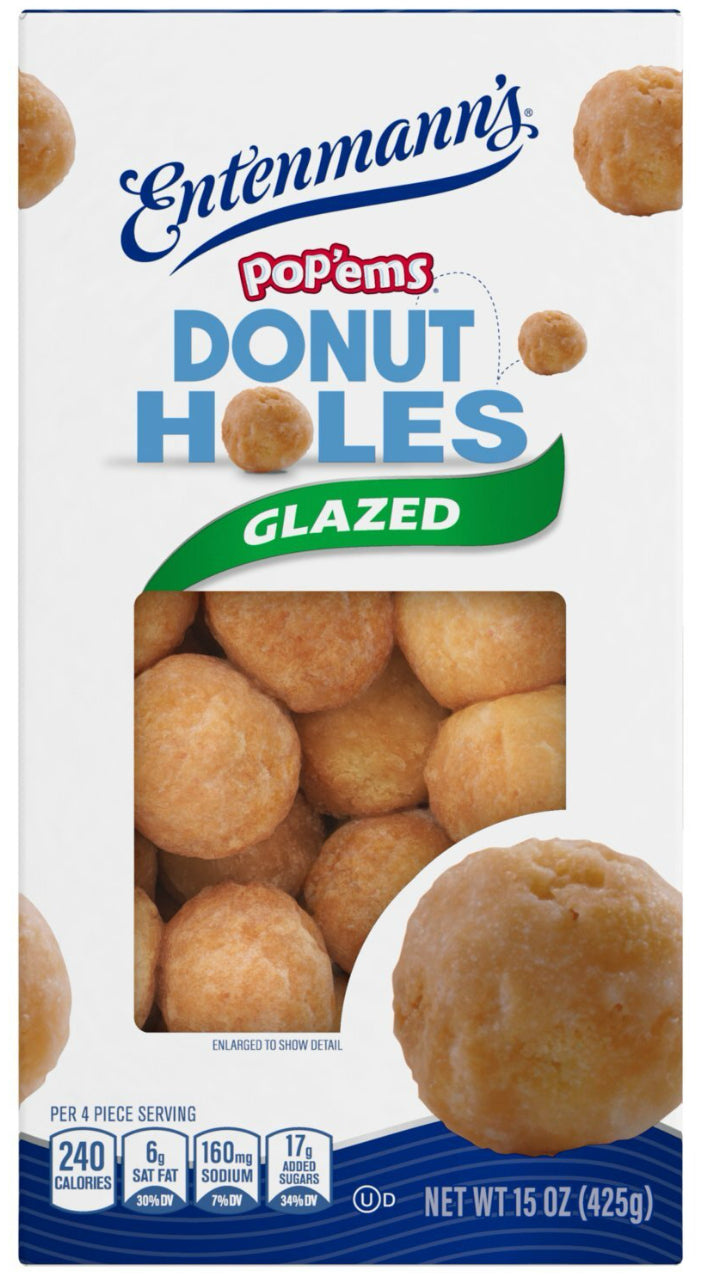 Entenmann's Pop'ems Glazed Donut Holes