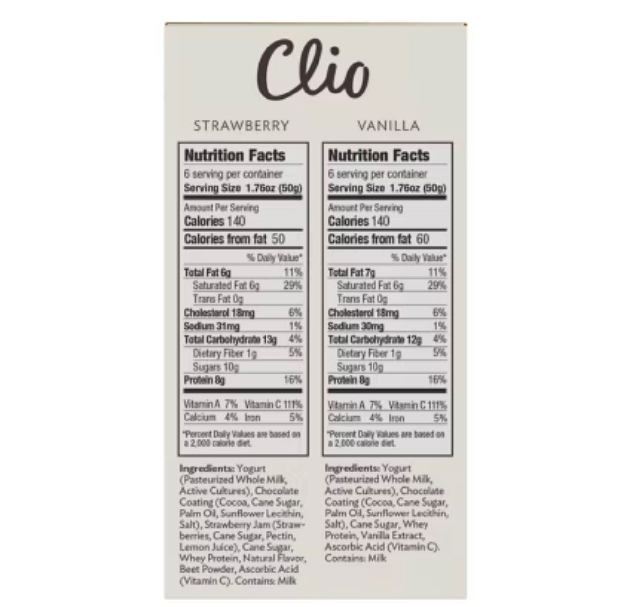Clio Minis are delightful little bites of flavorful, fruit Greek Yogurt dipped i image 1