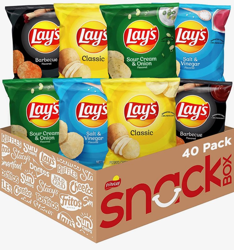 Lay's Potato Chip Variety 40 Pack (1oz) image 0