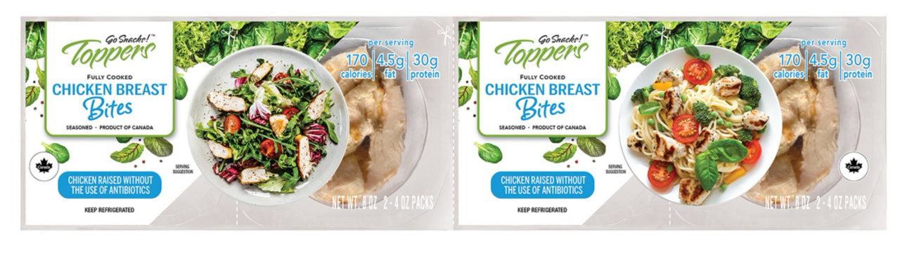 Go Snacks Toppers Chicken Breast Bites image 0