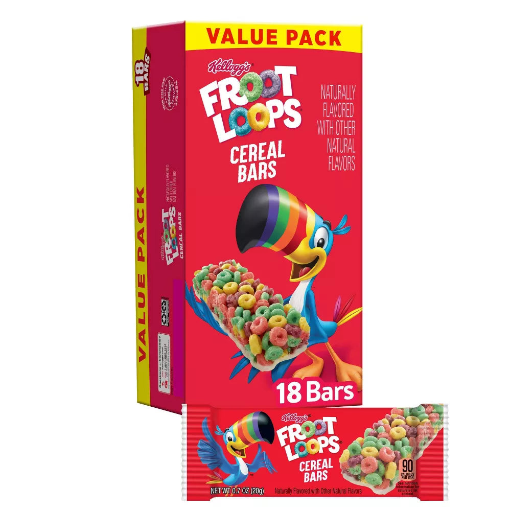 Froot Loops Cereal Bars (18 Pack) image 0