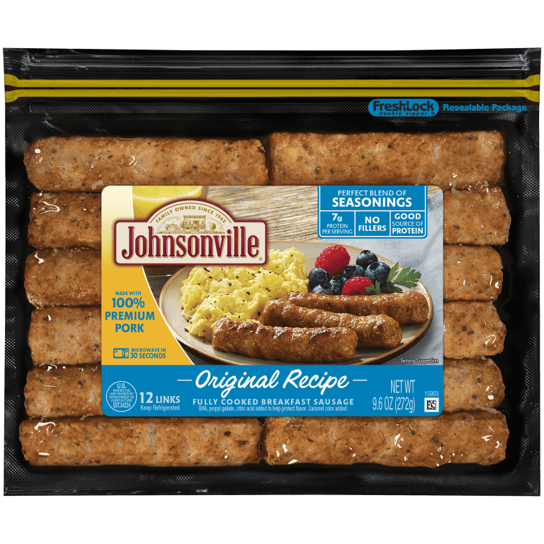 Fully Cooked Original Pork Breakfast Sausage Twin Pack image 0