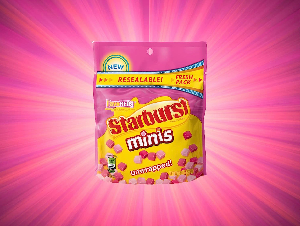 Starburst Minis Stand Up Pouch Variety Pack (3) image 1