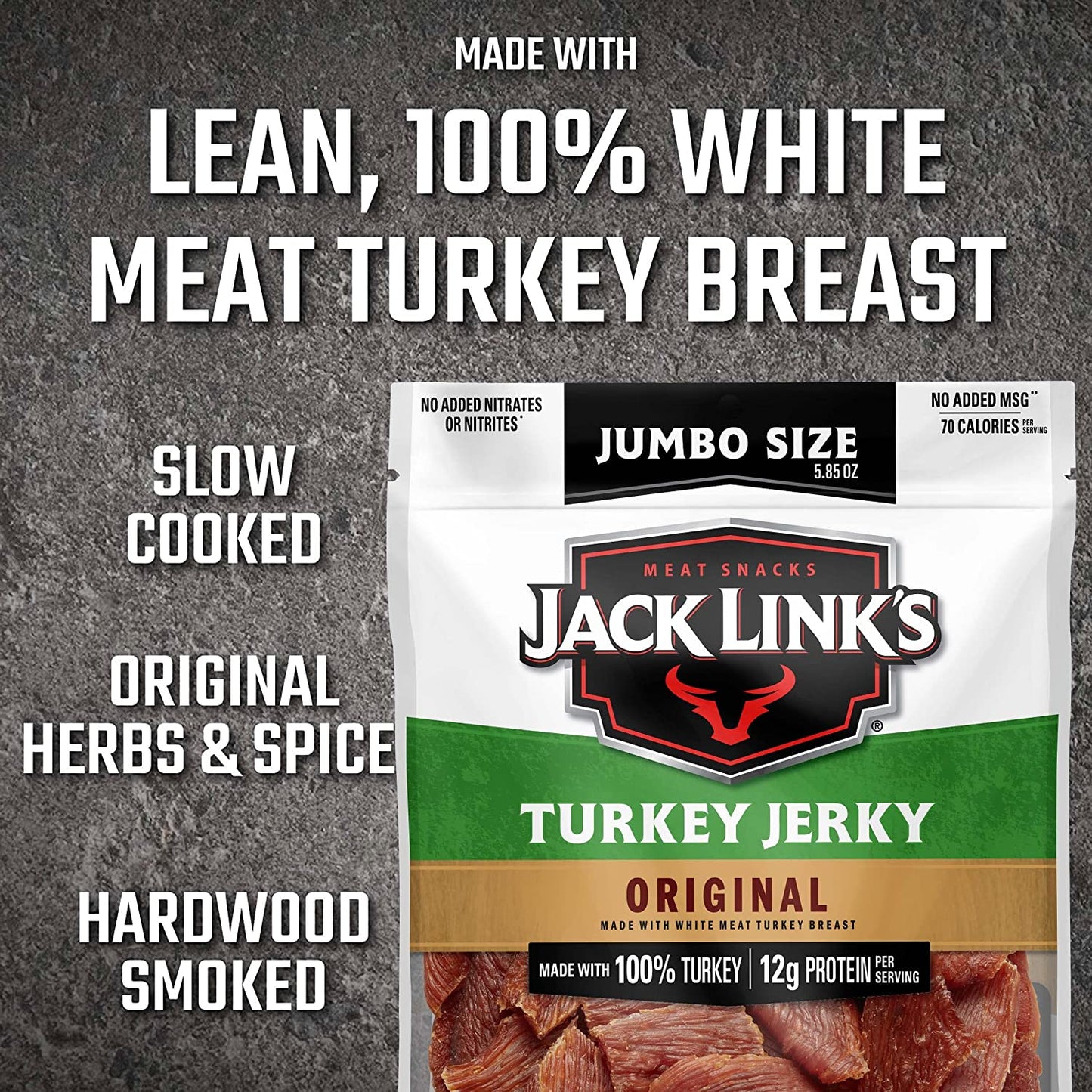 Jack Links Jumbo Size Turkey Jerky (2 Pack) image 1
