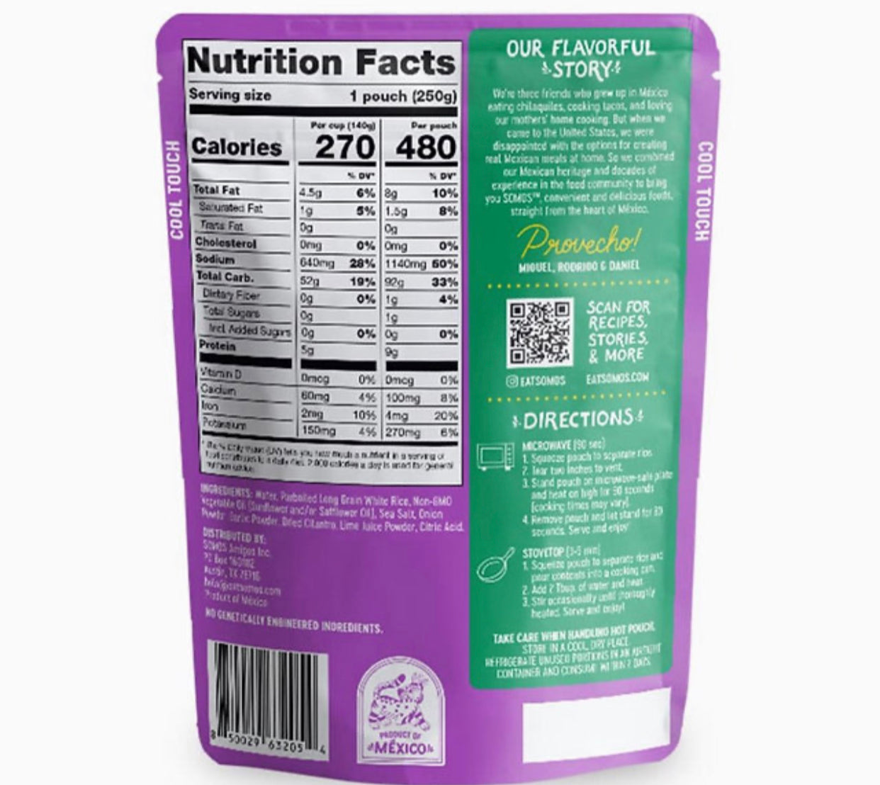 SOMOS Cilantro Lime White Rice (6 Pack) image 1