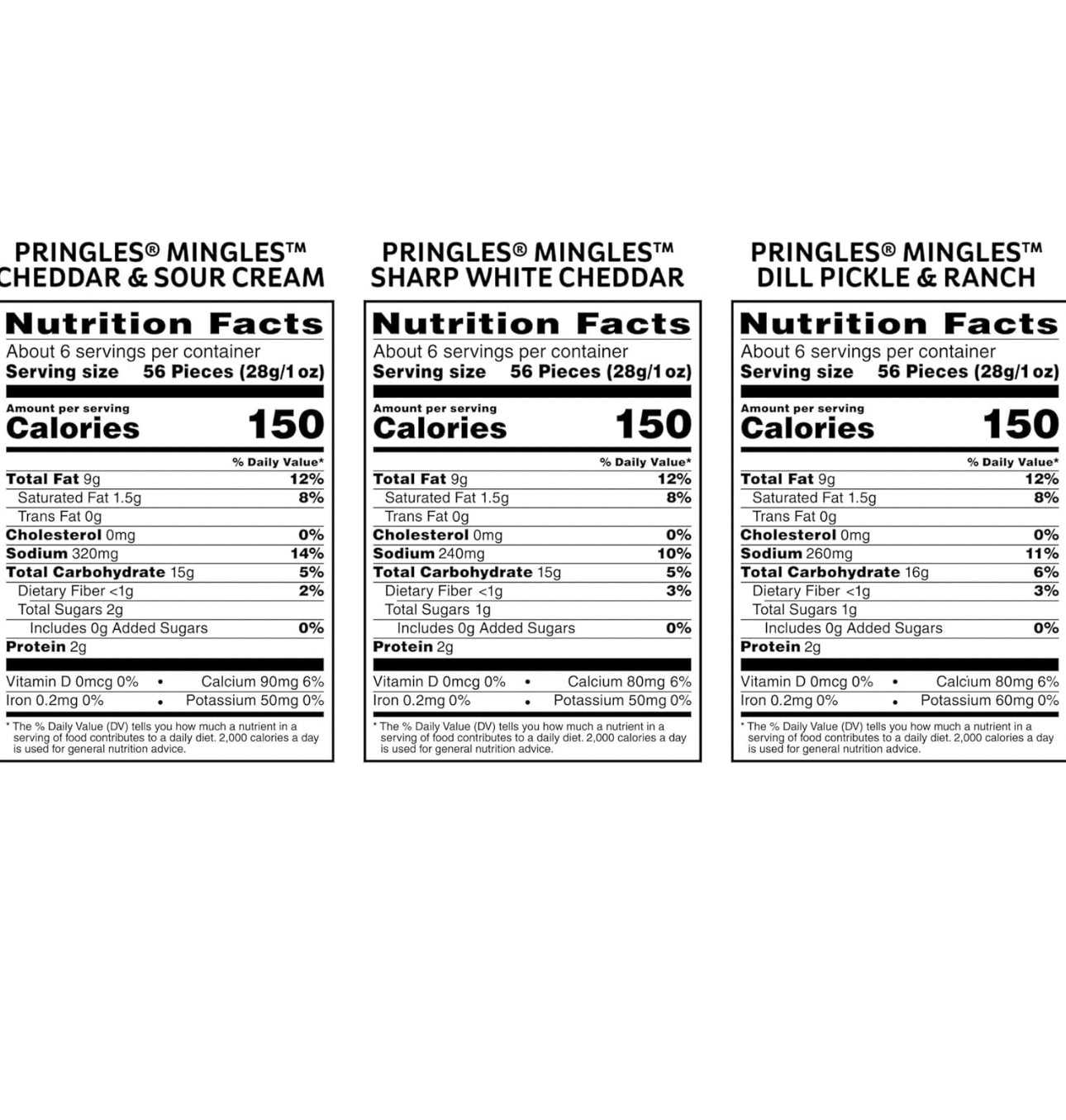 Pringles Mingles Puffed Snacks, Variety Pack, Cheese Puffs, Salty Snacks (3 Bags image 1